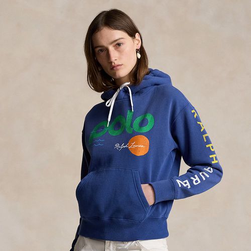 Sweat à capuche à logo et motif vague - Polo Ralph Lauren - Modalova