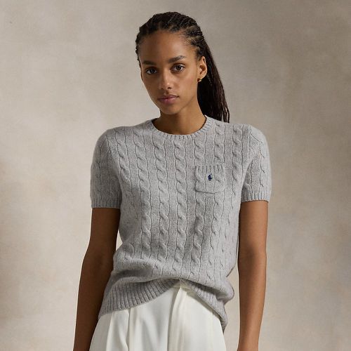 Pull à manches courtes laine cachemire - Polo Ralph Lauren - Modalova