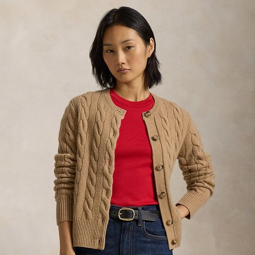 Cardigan torsadé en laine et cachemire - Polo Ralph Lauren - Modalova