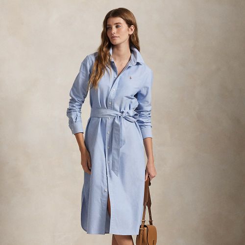 Robe-chemise ceinturée en coton Oxford - Polo Ralph Lauren - Modalova