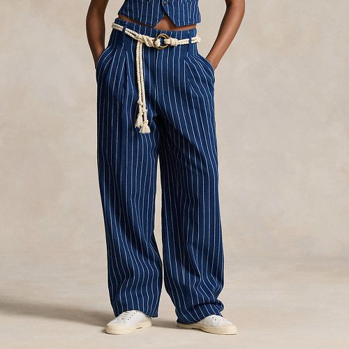 Pantalon à jambe large sergé milleraies - Polo Ralph Lauren - Modalova