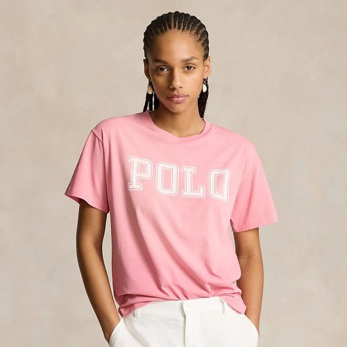 T-shirt logo à col rond en jersey - Polo Ralph Lauren - Modalova