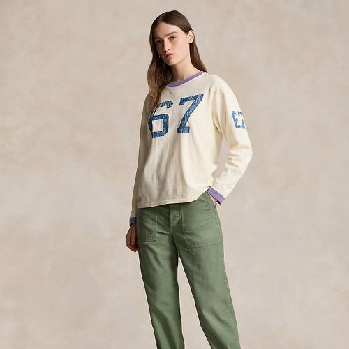 T-shirt à manches longues, motif et logo - Polo Ralph Lauren - Modalova