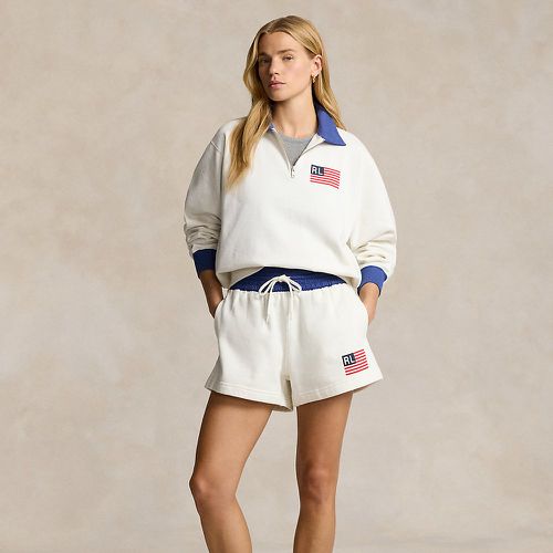 Short à cordon, drapeau et logo molleton - Polo Ralph Lauren - Modalova