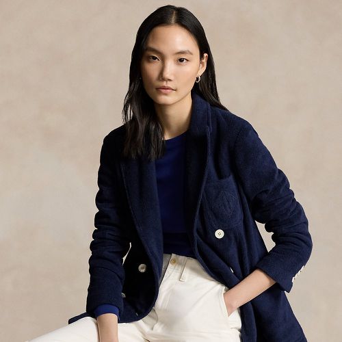 Blazer croisé en coton éponge - Polo Ralph Lauren - Modalova