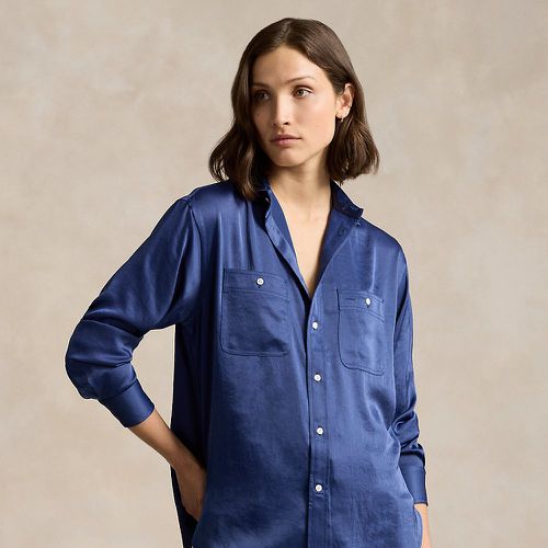 Chemise décontractée en satin froissé - Polo Ralph Lauren - Modalova