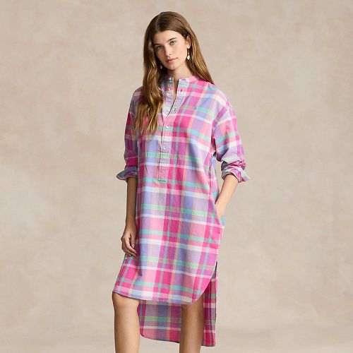 Robe-chemise écossaise en lin - Polo Ralph Lauren - Modalova