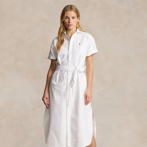 Robe-chemise ceinturée à manches courtes - Polo Ralph Lauren - Modalova