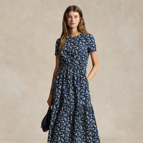 Robe gitane fleurie en popeline de coton - Polo Ralph Lauren - Modalova