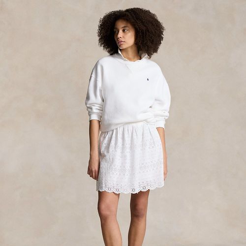 Mini-jupe en coton à broderie anglaise - Polo Ralph Lauren - Modalova