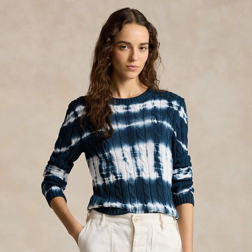 Pull torsadé en coton tie-dye - Polo Ralph Lauren - Modalova