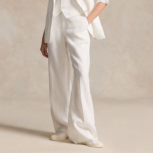 Pantalon jambe large en lin - Polo Ralph Lauren - Modalova