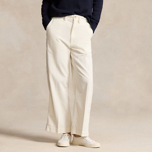 Pantalon 7/8 jambe large velours côtelé - Polo Ralph Lauren - Modalova