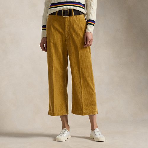 Pantalon 7/8 jambe large velours côtelé - Polo Ralph Lauren - Modalova