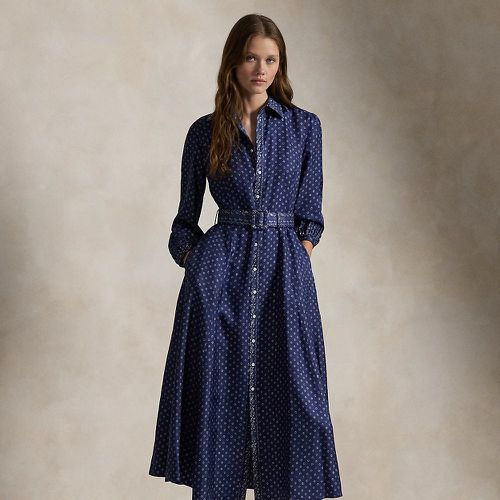 Robe-chemise soie naturelle à motifs - Polo Ralph Lauren - Modalova