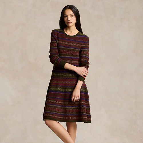 Robe-pull Fair Isle en laine mélangée - Polo Ralph Lauren - Modalova