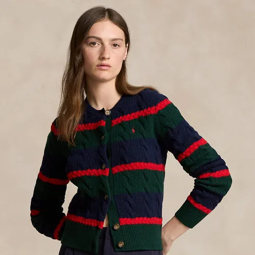 Cardigan torsadé en laine et cachemire - Polo Ralph Lauren - Modalova