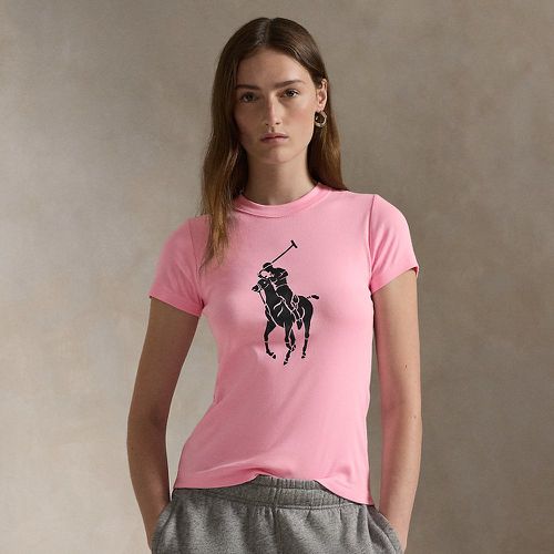 T-shirt côtelé Pink Pony en coton - Polo Ralph Lauren - Modalova