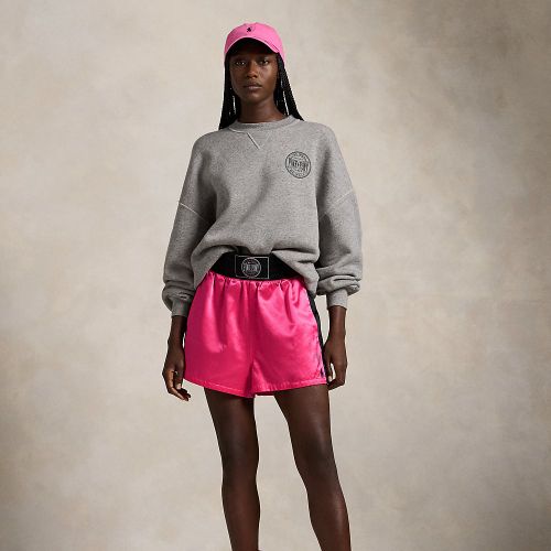 Short de boxe Pink Pony en satin - Polo Ralph Lauren - Modalova