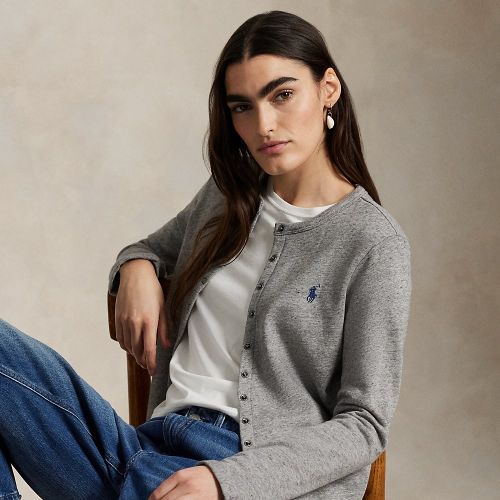 Cardigan en coton bouclé - Polo Ralph Lauren - Modalova