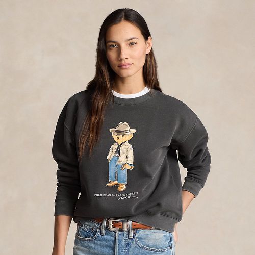 Pull col rond Polo Bear en molleton - Polo Ralph Lauren - Modalova