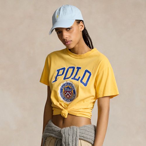 T-shirt à écusson en jersey de coton - Polo Ralph Lauren - Modalova