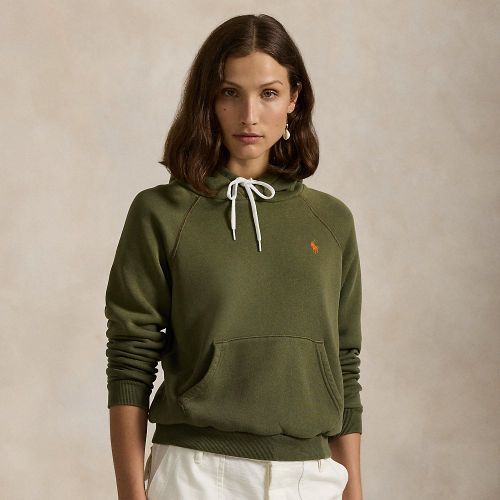 Sweat à capuche court en molleton - Polo Ralph Lauren - Modalova