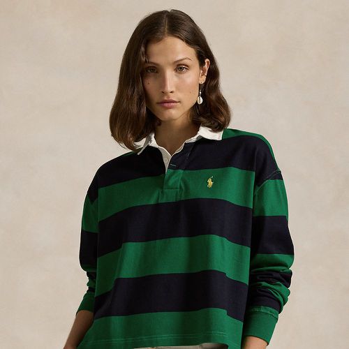 Chemise de rugby courte rayée en jersey - Polo Ralph Lauren - Modalova