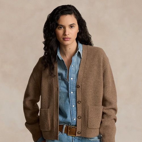 Cardigan col en V en laine et cachemire - Polo Ralph Lauren - Modalova