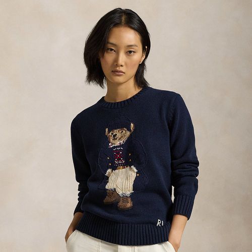 Pull col rond Polo Bear en coton - Polo Ralph Lauren - Modalova