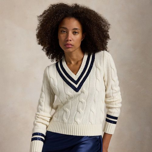 Pull en laine et cachemire à sequins - Polo Ralph Lauren - Modalova