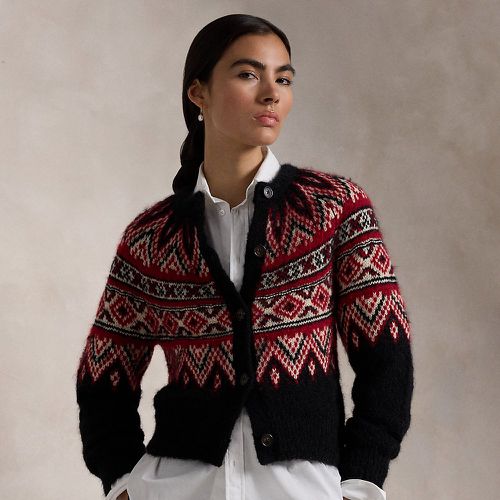 Cardigan Fair Isle en mélange d'alpaga - Polo Ralph Lauren - Modalova