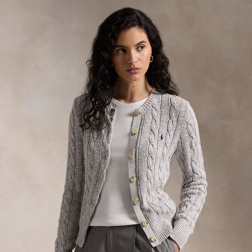 Cardigan moucheté torsadé en coton - Polo Ralph Lauren - Modalova