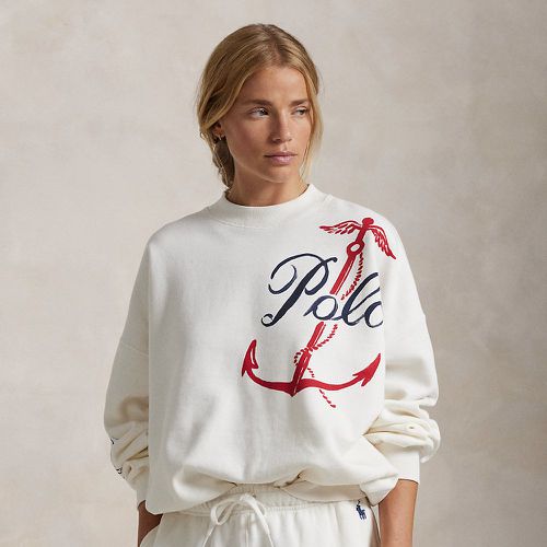 Pull col rond logos nautiques molleton - Polo Ralph Lauren - Modalova