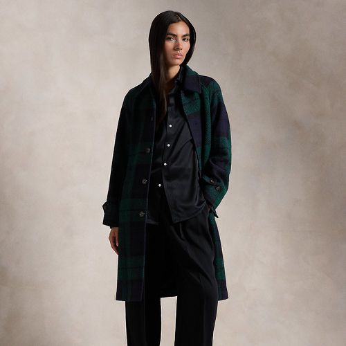 Belted Plaid Wool Herringbone Coat - Polo Ralph Lauren - Modalova