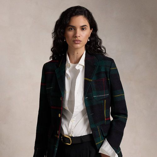 Blazer écossais patchwork sergé de laine - Polo Ralph Lauren - Modalova