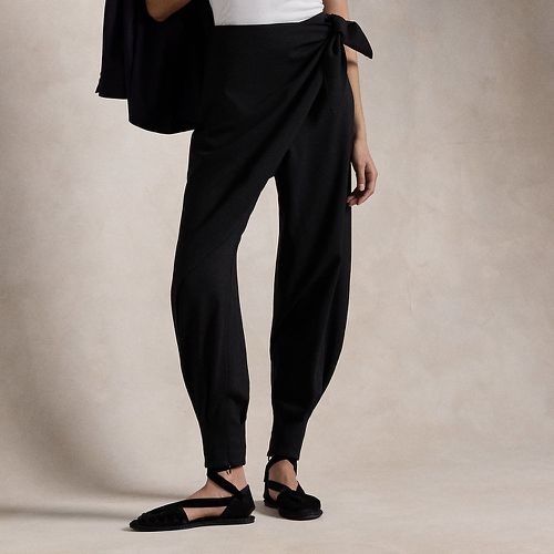 Wool Wide-Leg Tapered Wrap Pant - Polo Ralph Lauren - Modalova