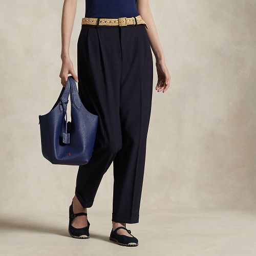 Pantalon fuselé à plis en laine mélangée - Polo Ralph Lauren - Modalova
