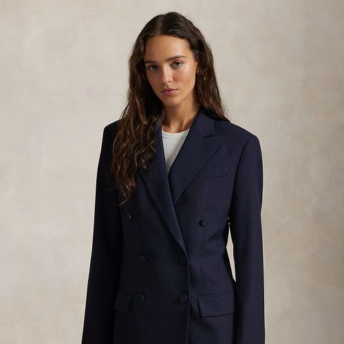 Blazer croisé en laine à revers en soie - Polo Ralph Lauren - Modalova