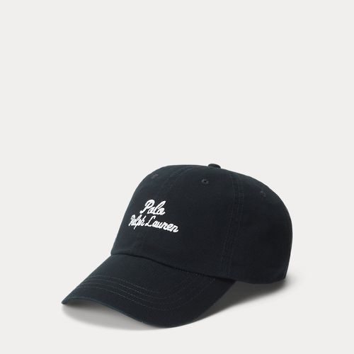 Casquette logo brodée en sergé de coton - Polo Ralph Lauren - Modalova