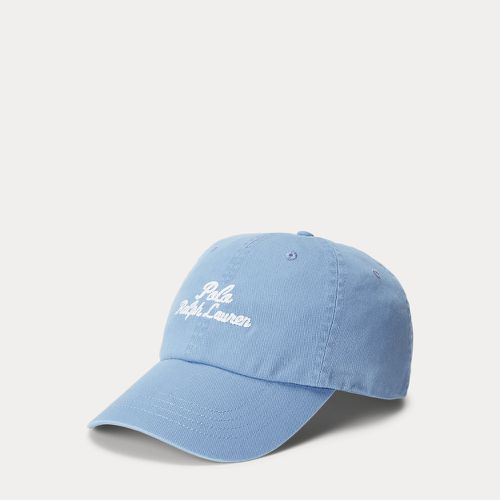 Casquette logo brodée en sergé de coton - Polo Ralph Lauren - Modalova