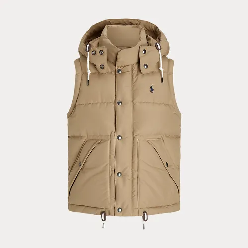 Gilet en duvet matelassé à capuche - Polo Ralph Lauren - Modalova