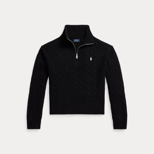 Pull torsadé demi-zippé laine mélangée - Polo Ralph Lauren - Modalova