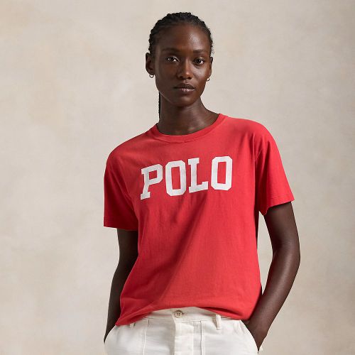 T-shirt col rond logo jersey de coton - Polo Ralph Lauren - Modalova