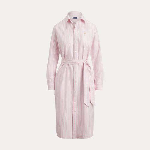 Robe-chemise rayée ceinturée en coton - Polo Ralph Lauren - Modalova
