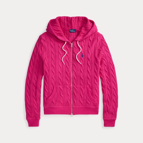 Sweat à capuche zippé torsadé en coton - Polo Ralph Lauren - Modalova