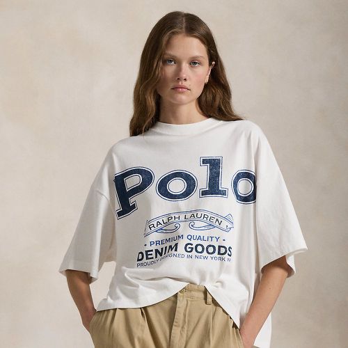 T-shirt en jersey de coton à logo - Polo Ralph Lauren - Modalova