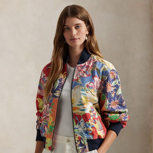 Bomber fleuri tropical en sergé - Polo Ralph Lauren - Modalova