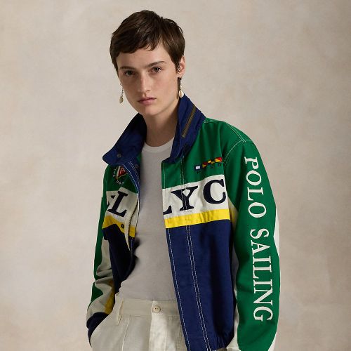 Veste de course à logo en toile - Polo Ralph Lauren - Modalova