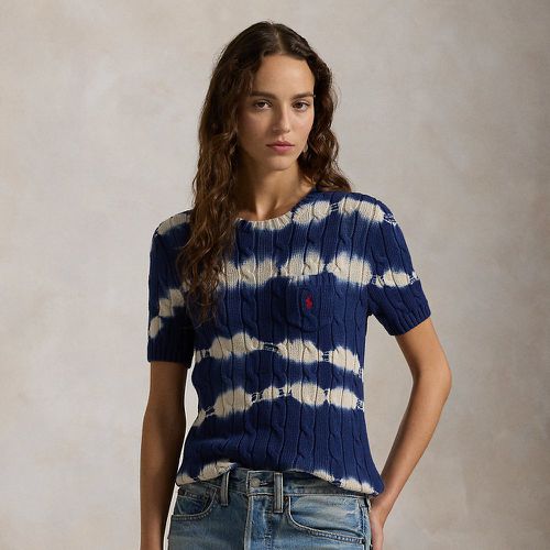 Pull torsadé en coton tie-dye - Polo Ralph Lauren - Modalova